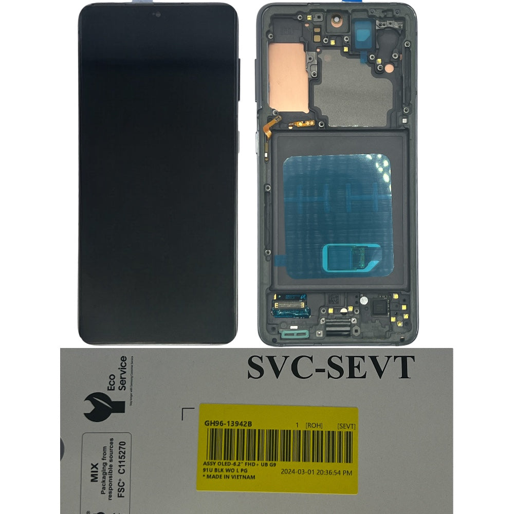 GALAXY S21 LCD SERVICE PACK GREY 5G G991 + CAMERA