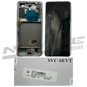 GALAXY S21 LCD SERVICE PACK WHITE 5G G991