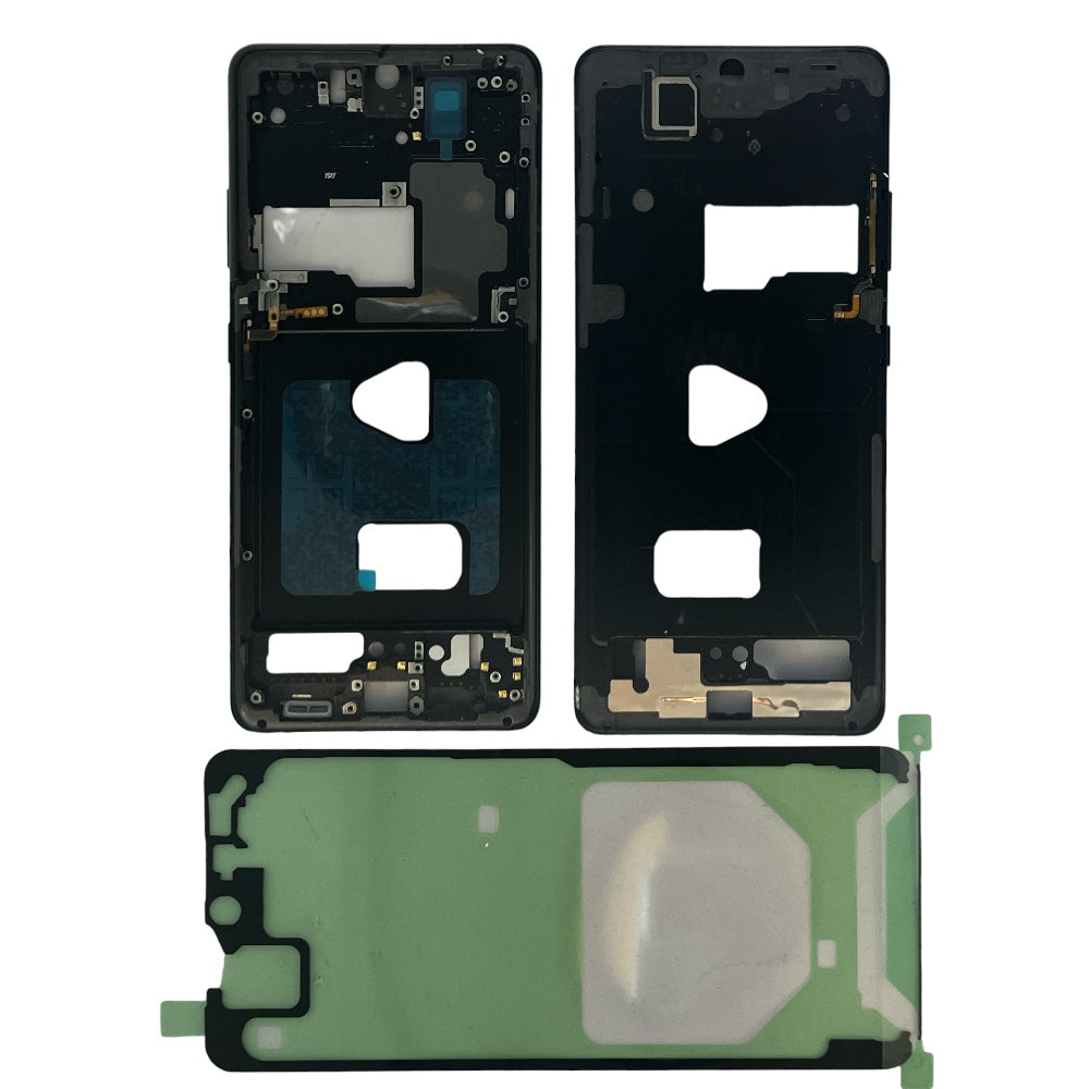 GALAXY S21 ULTRA MIDDLE FRAME BLACK + ADESIVO