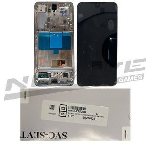 GALAXY S22 LCD SERVICE PACK WHITE S901