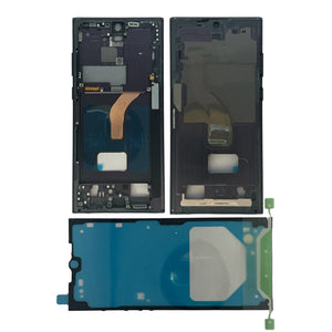 GALAXY S22 ULTRA MIDDLE FRAME GREY + ADESIVO S908B