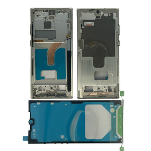 GALAXY S22 ULTRA MIDDLE FRAME SILVER + ADESIVO