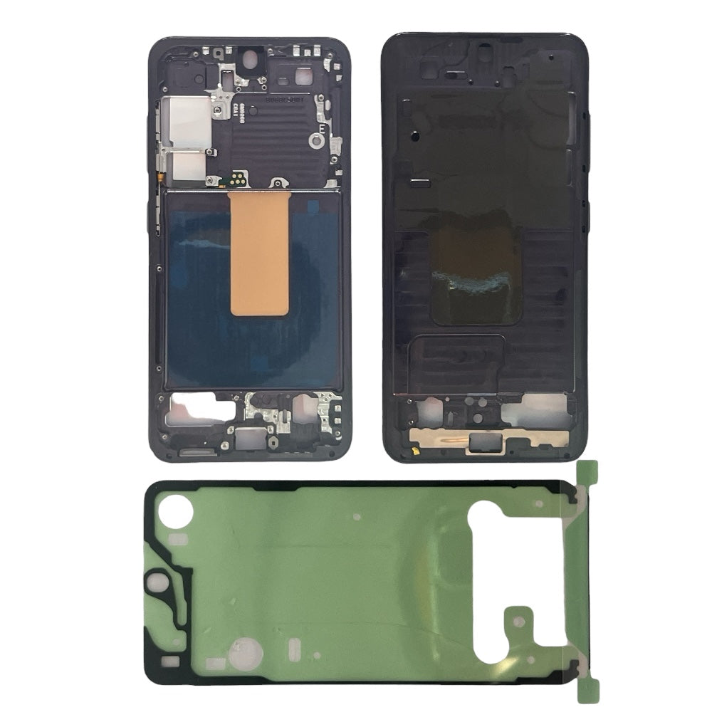 GALAXY S23 MIDDLE FRAME GREY + ADESIVO S911B