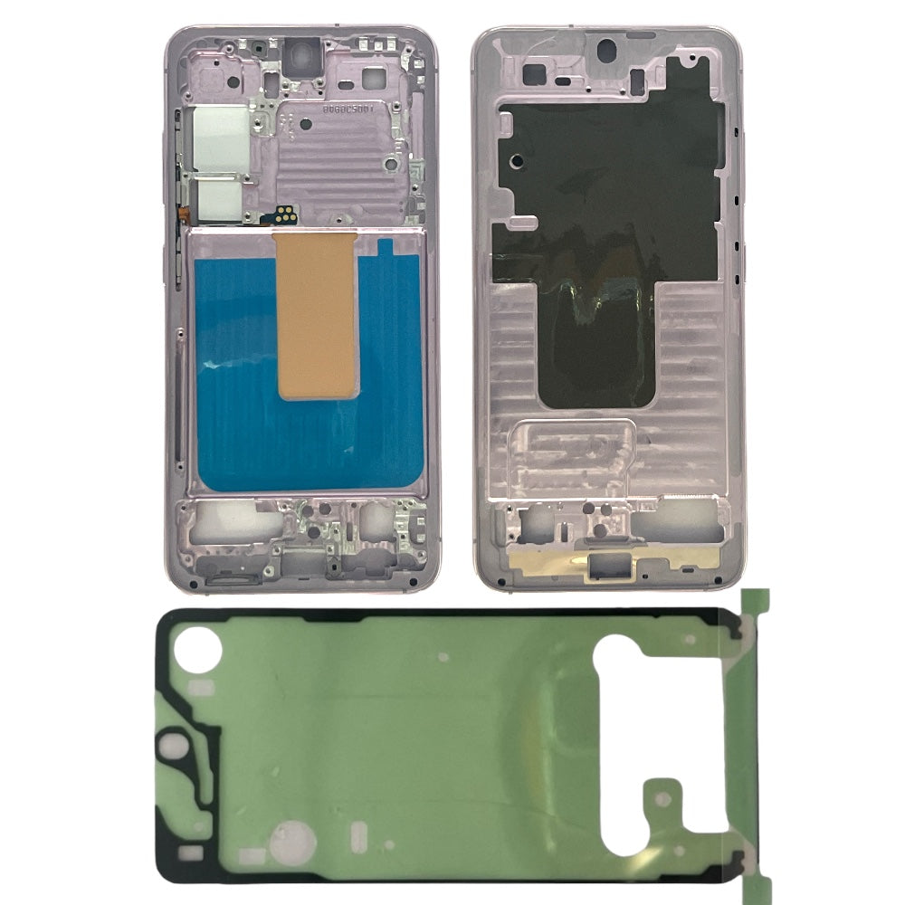 GALAXY S23 MIDDLE FRAME PINK + ADESIVO S911F
