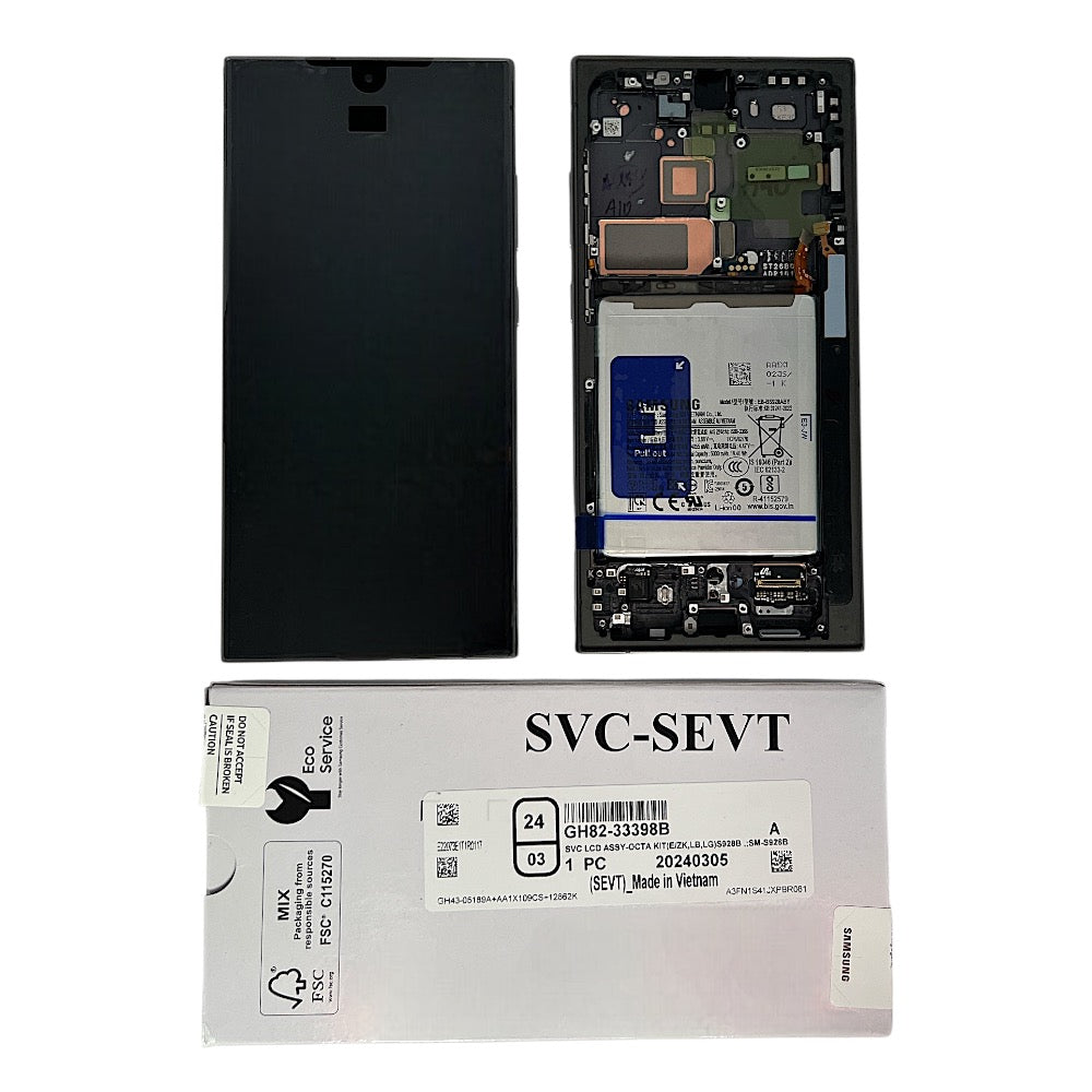 GALAXY S24 ULTRA 5G 2024 LCD SERVICE PACK+ BATTERI