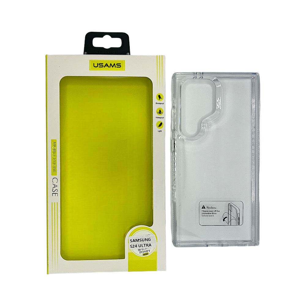 GALAXY S24 ULTRA CUSTODIA TPU TRASPARENTE