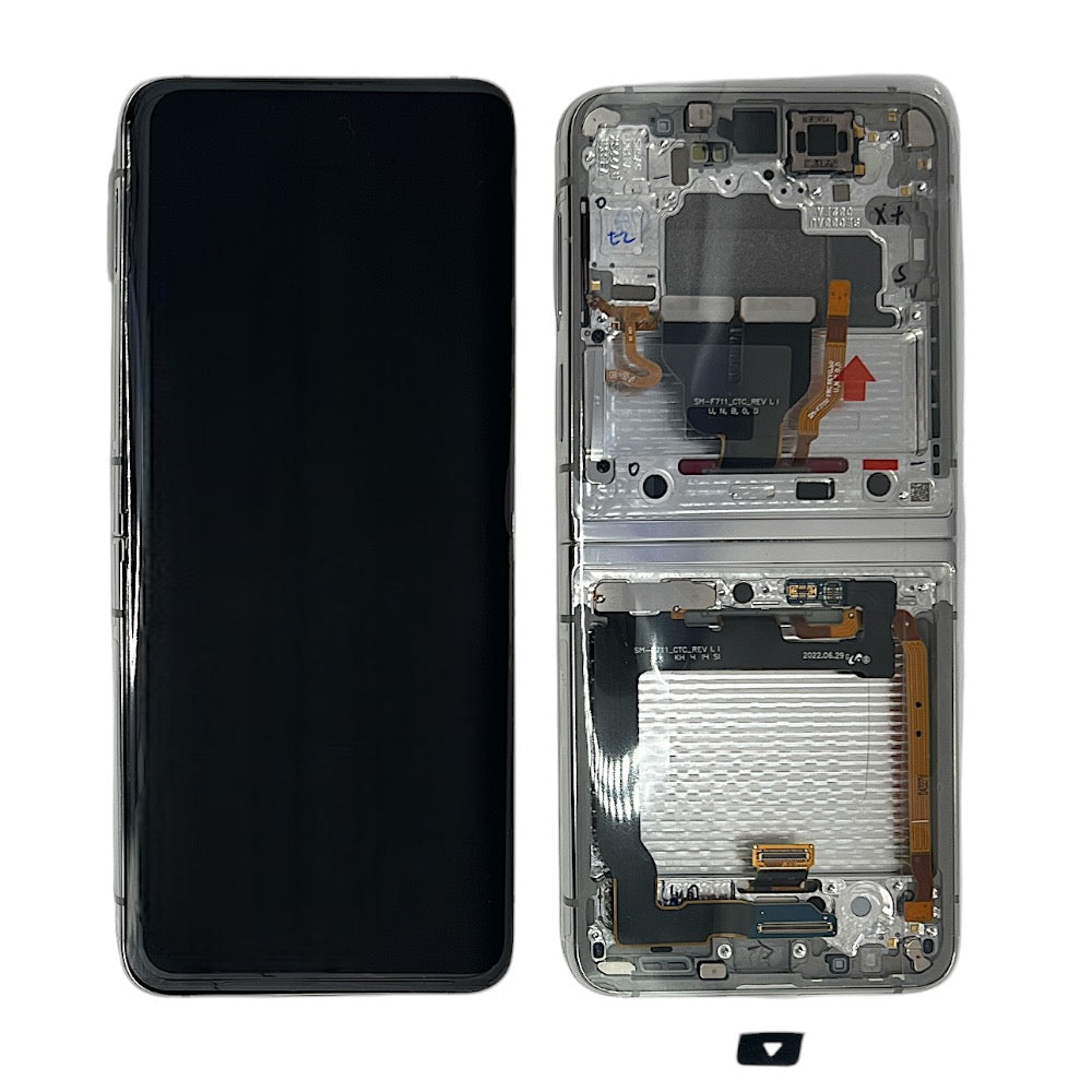 GALAXY Z FLIP 3 5G 2021 LCD SERVICE PACK SILVER