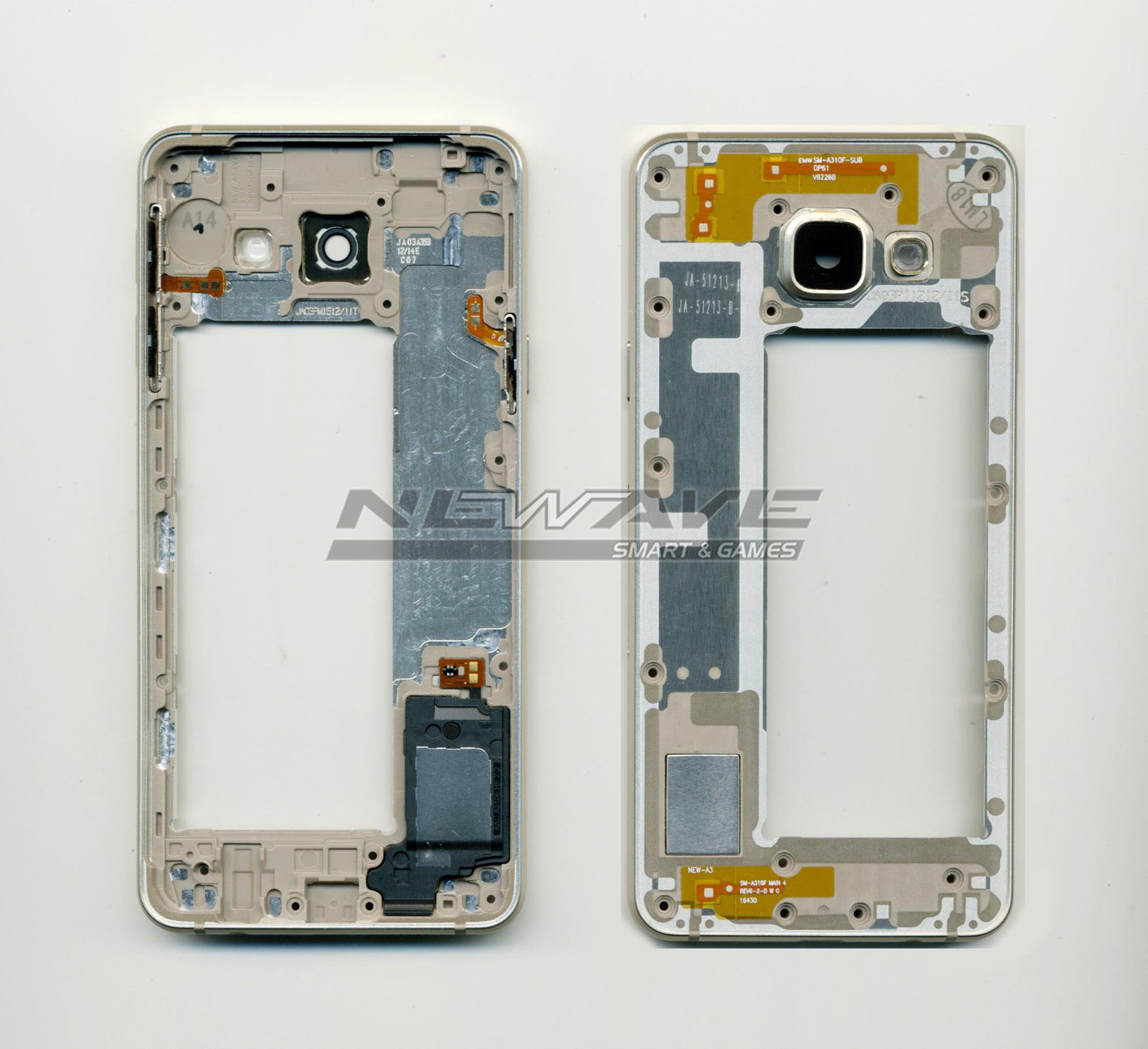 GALAXY A3 (2016) FRAME POSTERIORE GOLD A310F