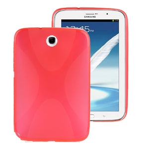 GALAXY NOTE 8.0 CUSTODIA IN GOMMA ROSSO