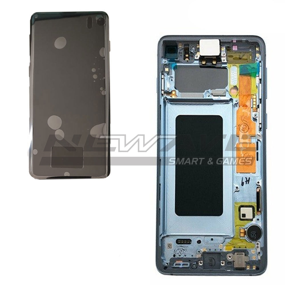 GALAXY S10 LCD SERVICE PACK BLUE
