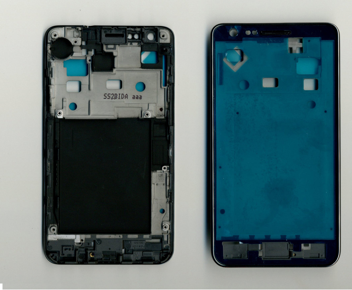 GALAXY S2 FRAME ANTERIORE BLACK I9100