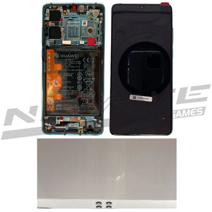 HUAWEI P30 LCD SERVICE PACK BLUE+ FRAME+ BAT