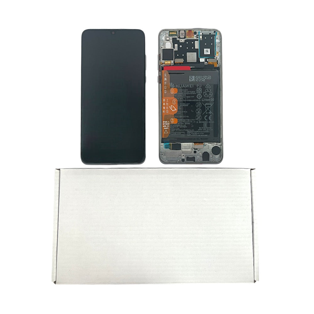 HUAWEI P30 LITE LCD SERVICE PACK WHITE+ BATTERIA