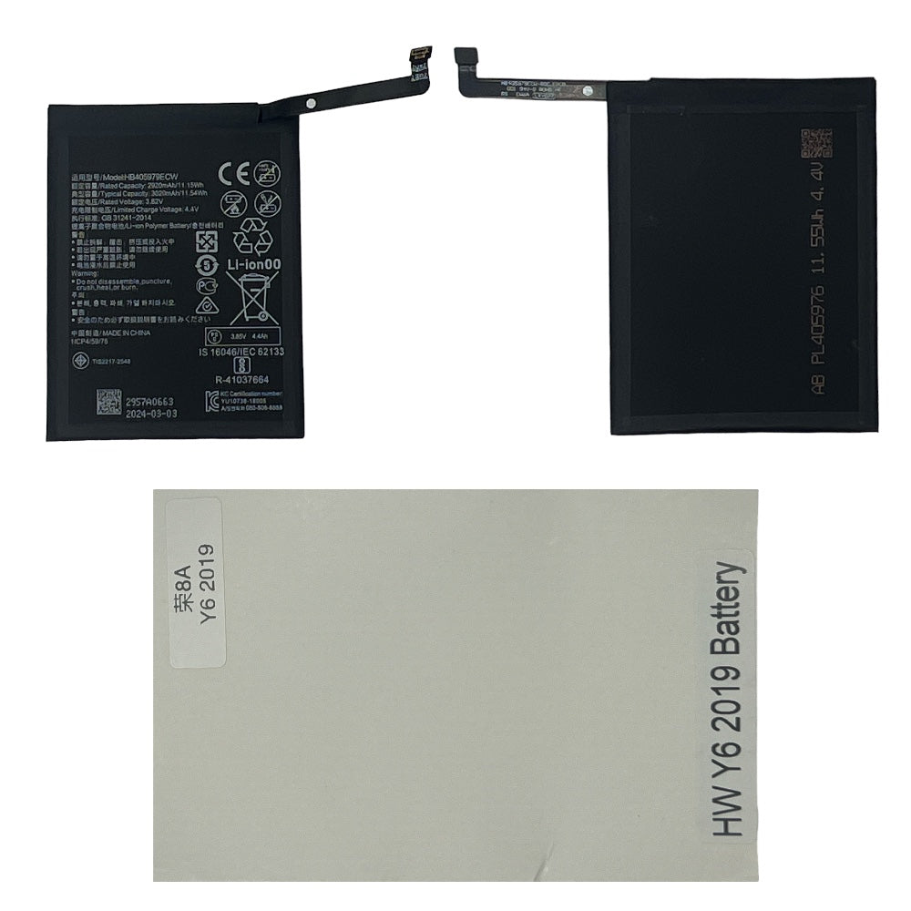 HUAWEI Y6 2019 BATTERIA ORIGINAL QUALITY HB405979E