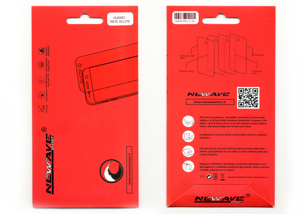 HUAWEI MATE 10 LITE PELLICOLA IN VETRO NWS