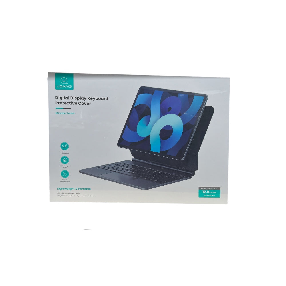 IPAD PRO 12.9 CUSTODIA + TASTIERA DIGITAL DISPLAY