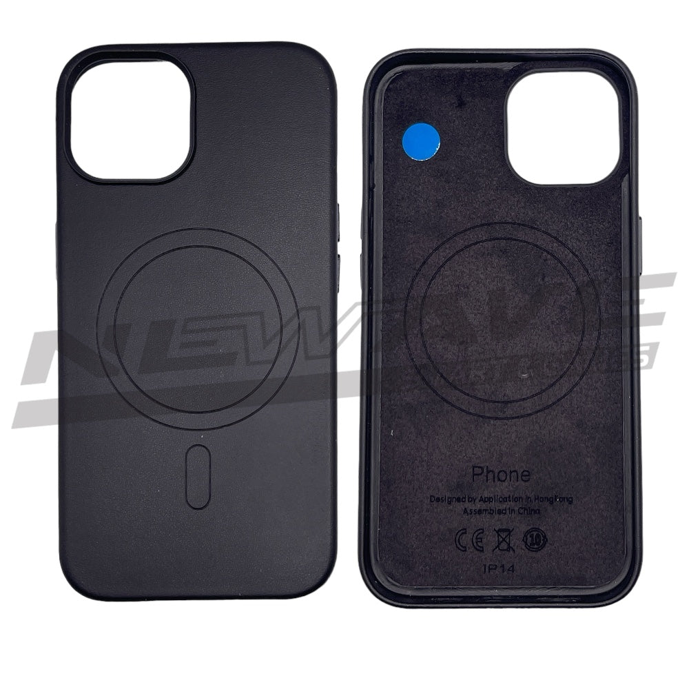 IPHONE 14 CUSTODIA IN PELLE BLACK