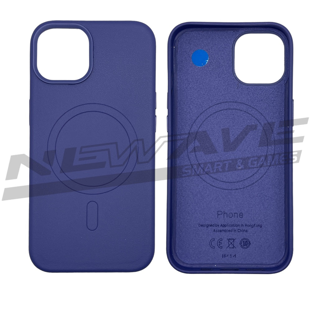 IPHONE 14 CUSTODIA IN PELLE WISTERIA