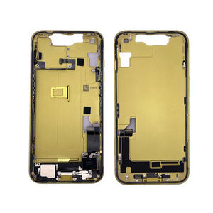 IPHONE 14 FRAME CENTRALE GIALLO CON COMPONENTI