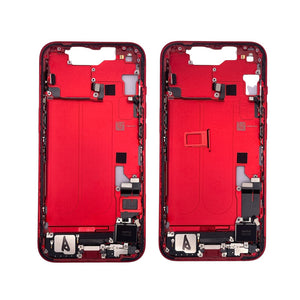 IPHONE 14 FRAME CENTRALE ROSSO CON COMPONENTI