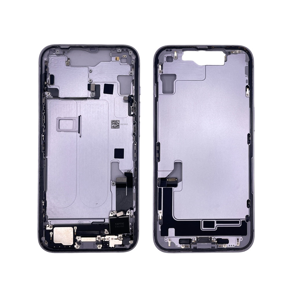 IPHONE 14 FRAME CENTRALE VIOLA CON COMPONENTI