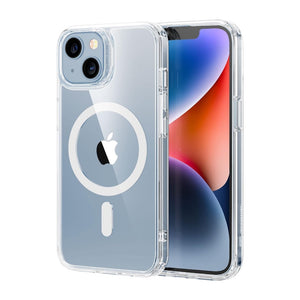 IPHONE 14 PLUS CUSTODIA MAGNETIC TRASPARENTE USAMS