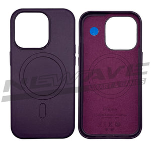 IPHONE 14 PRO CUSTODIA IN PELLE CRIMSON