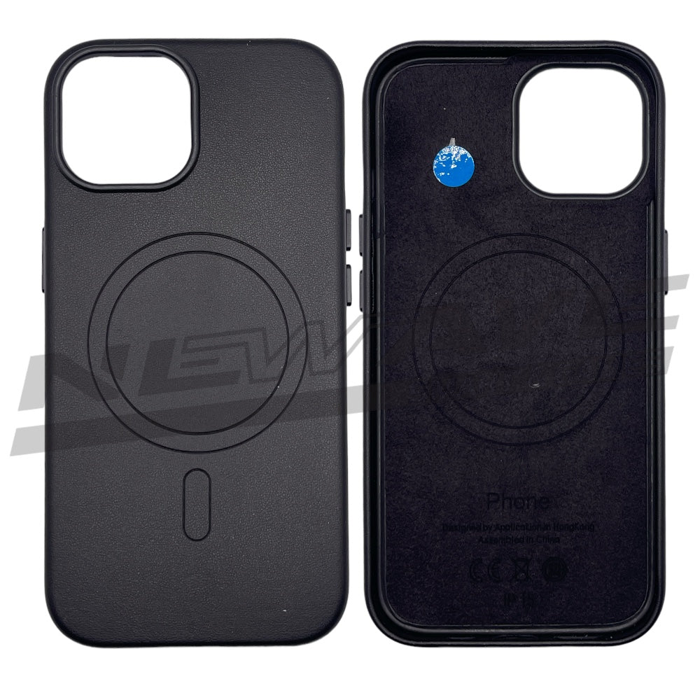 IPHONE 15 CUSTODIA IN PELLE BLACK