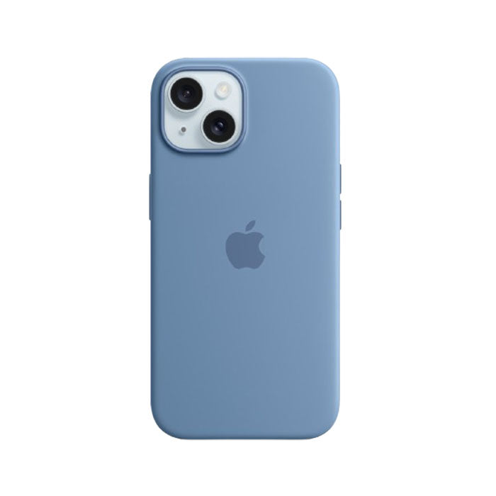 IPHONE 15 CUSTODIA IN SILICONE WATER BLUE