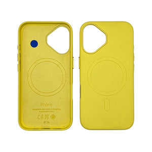 IPHONE 16 CUSTODIA IN PELLE CANARY YELLOW