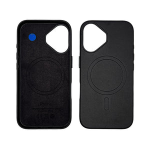 IPHONE 16 PLUS CUSTODIA IN PELLE BLACK