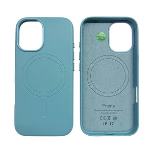 IPHONE 17 CUSTODIA IN PELLE SKY BLUE
