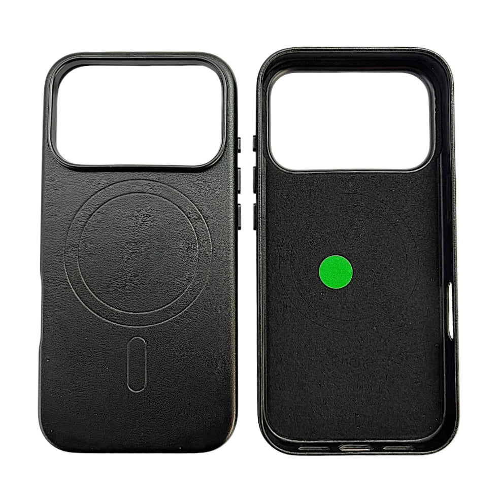IPHONE 17 PRO CUSTODIA IN PELLE BLACK 18 PRO