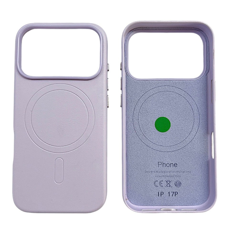 IPHONE 17 PRO CUSTODIA IN PELLLE PURPLE 18 PRO