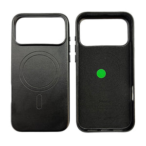IPHONE 17 PRO MAX CUSTODIA IN PELLE BLACK 18 PM