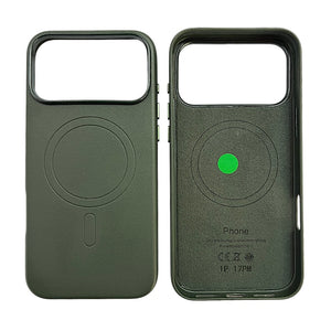 IPHONE 17 PRO MAX CUSTODIA IN PELLE GREEN 18 PM