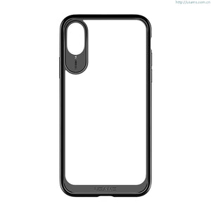 IPHONE X CUSTODIA MIYA SERIES BLACK USAMS