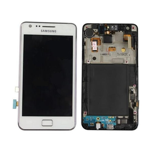 GALAXY S2 LCD + FRAME WHITE I9100