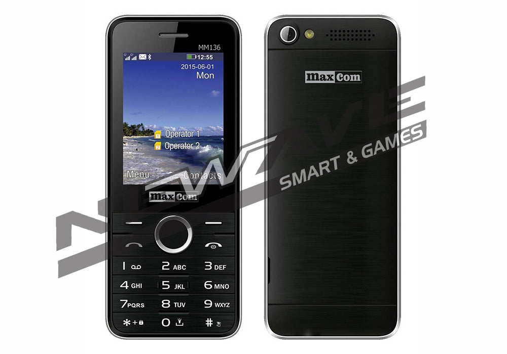 MAXCOM MM136 BLACK SILVER