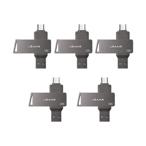 MEMORIEFLASH PENDRIVE ROTABLE TYPE C+USB 3.0 256GB