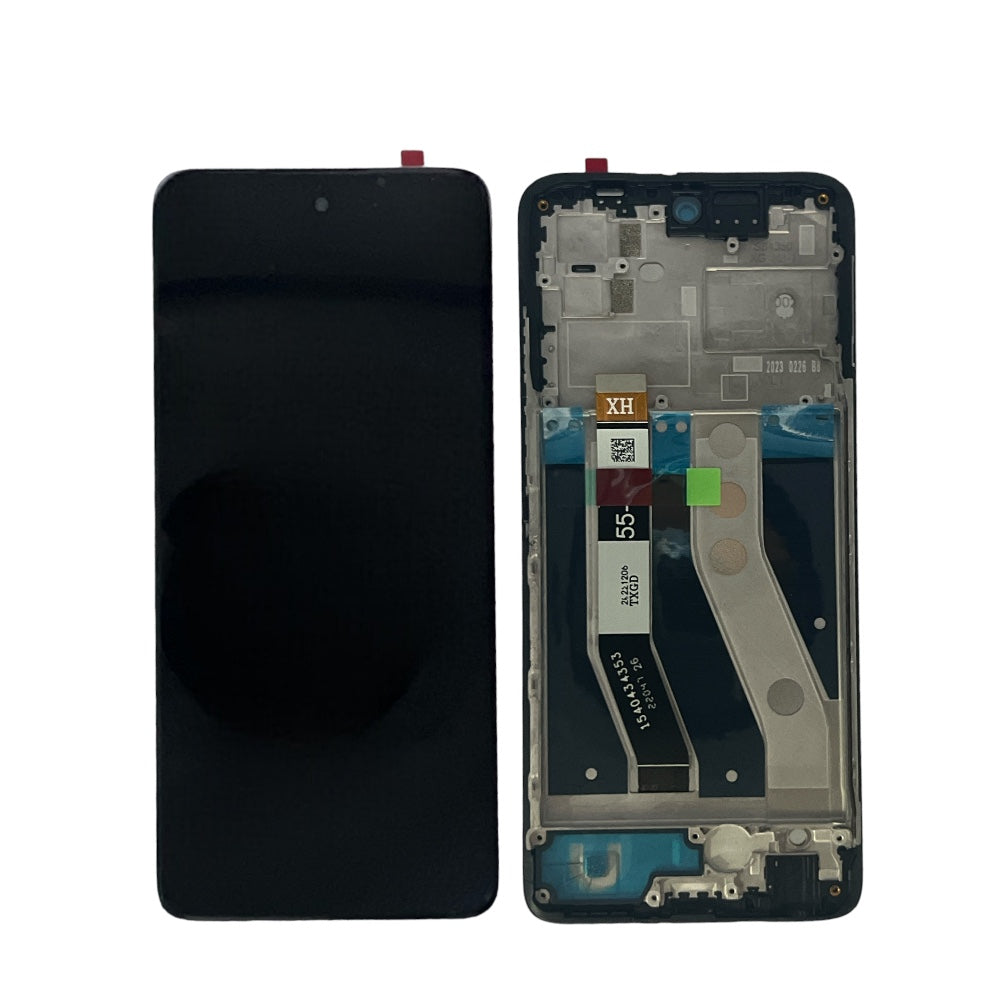 MOTOROLA G62 LCD OEM NERO CON FRAME