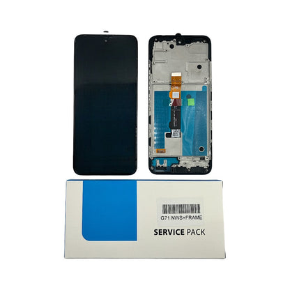 MOTOROLA G71 LCD SERVICE PACK NERO CON FRAME