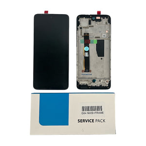 MOTOROLA G84 LCD SERVICE PACK NERO CON FRAME