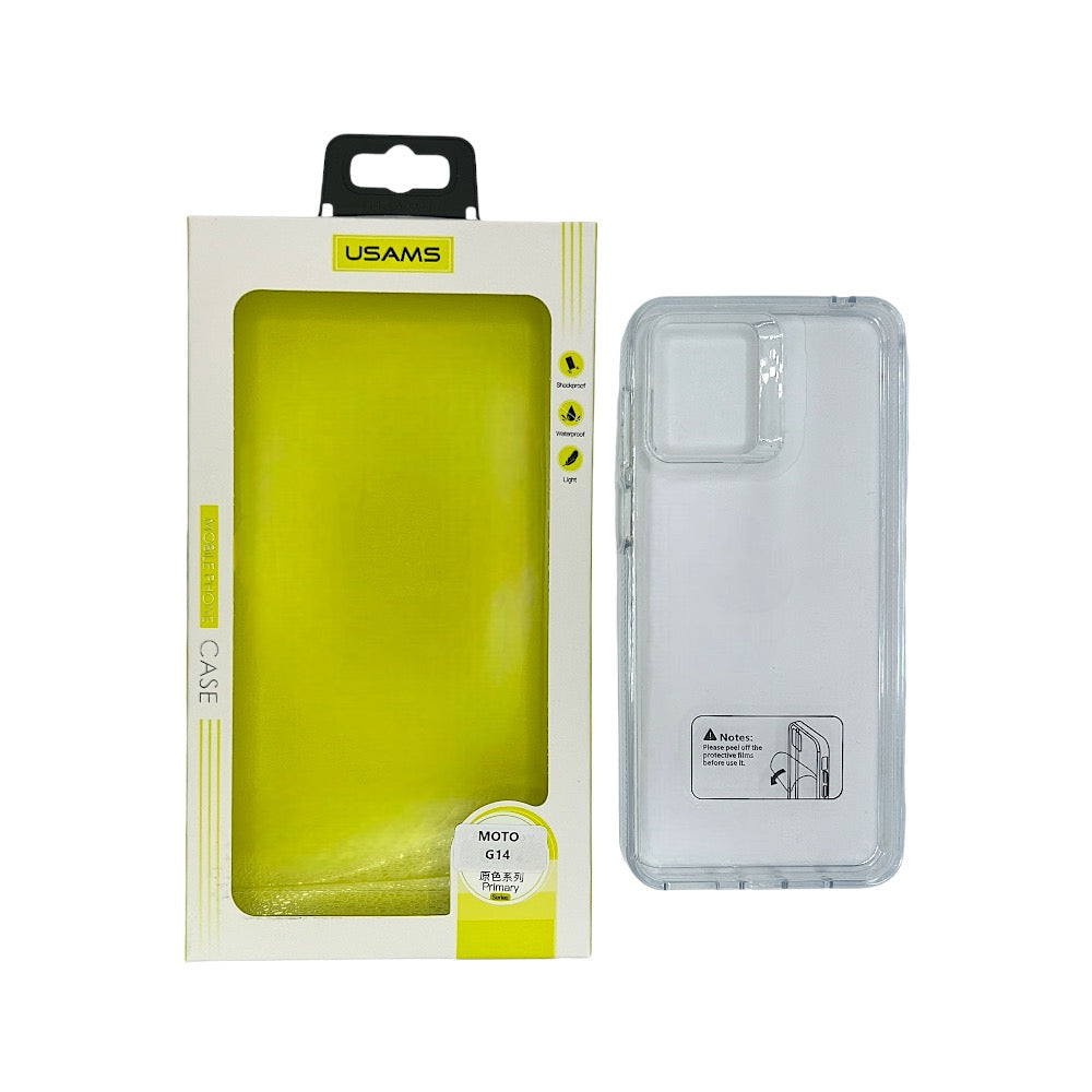 MOTOROLA MOTO G14 CUSTODIA TPU TRASPARENTE