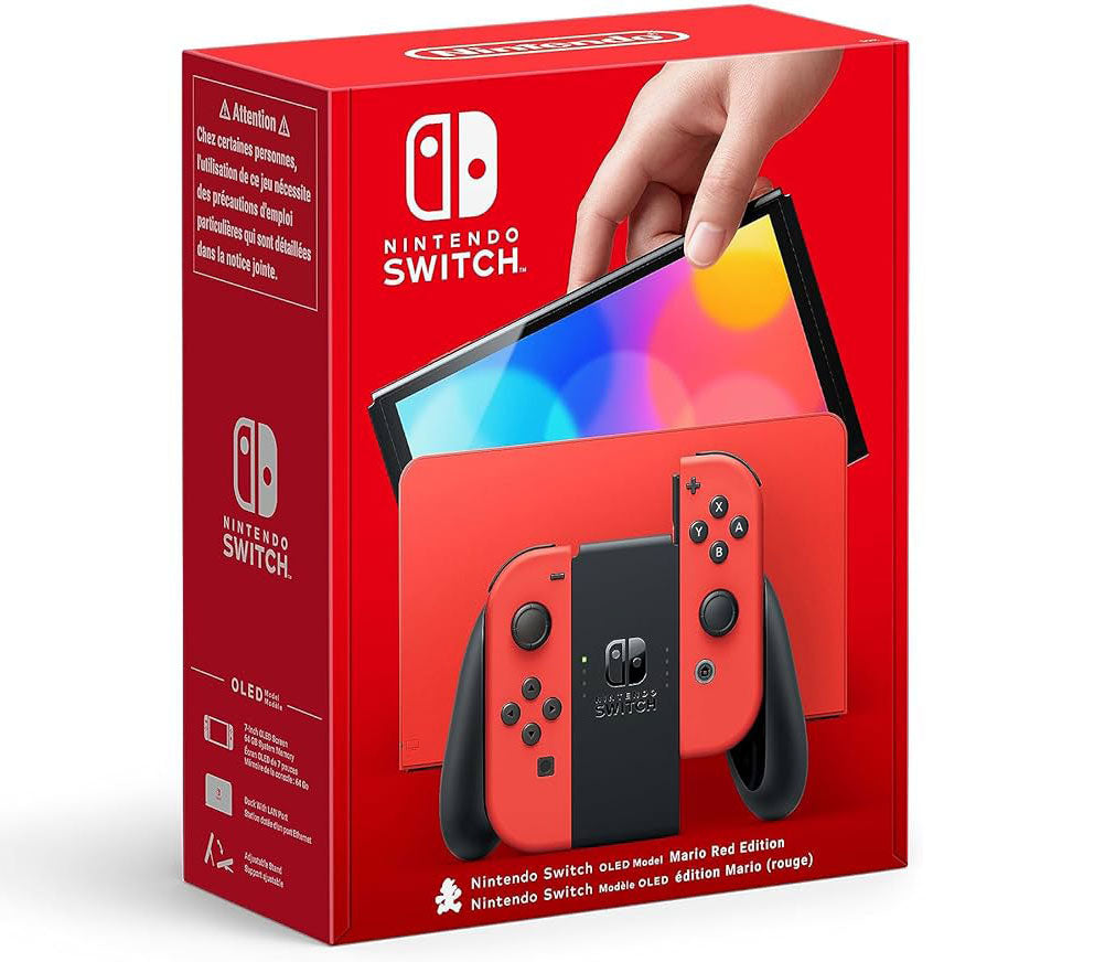 NINTENDO SWITCH OLED MARIO RED EDITION