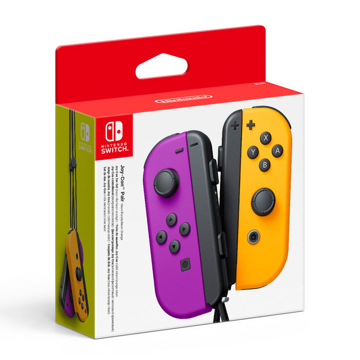 NINTENDO SWITCH JOY-CON PURPLE ORANGE