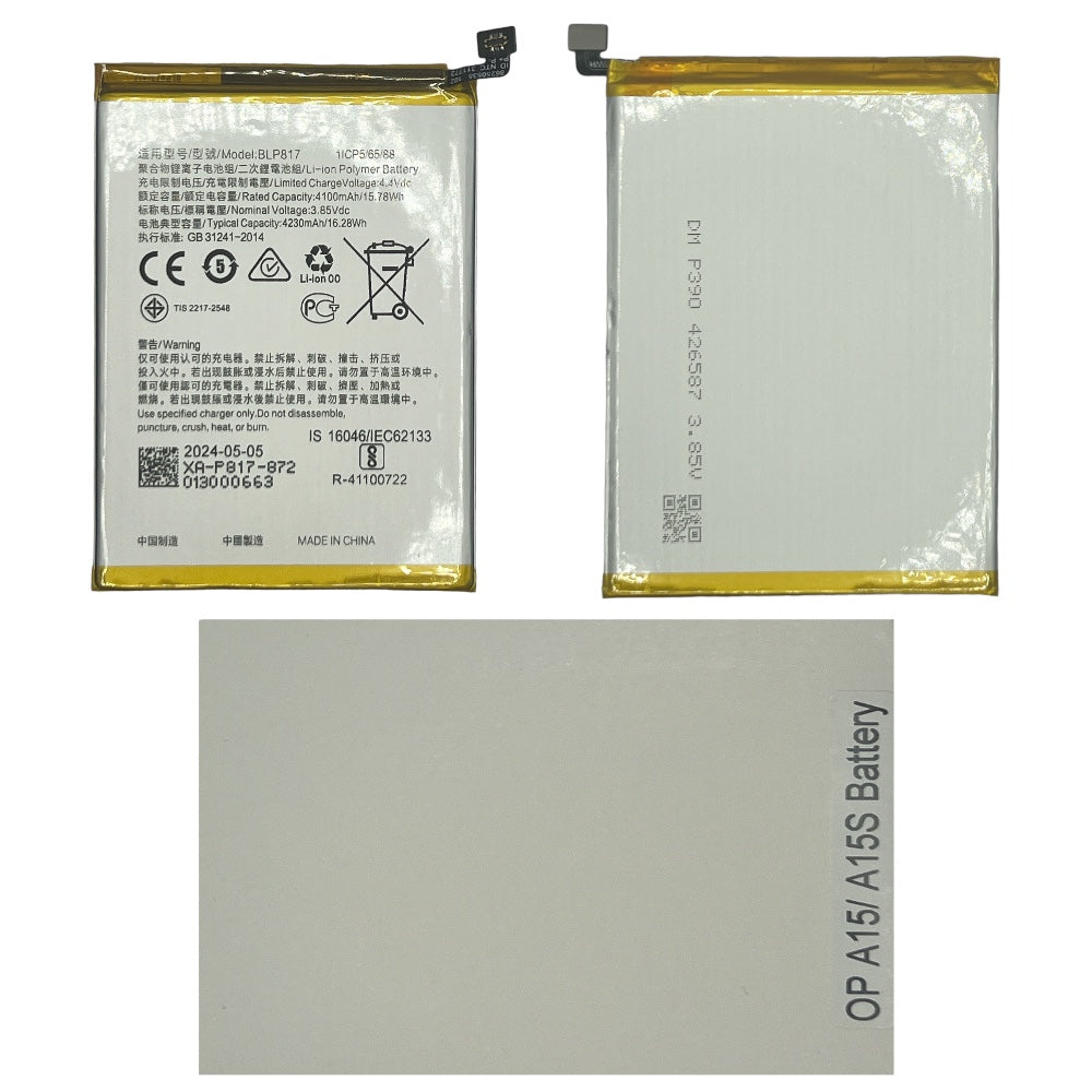OPPO A15 A15S BATTERIA ORIGINAL QUALITY BLP817