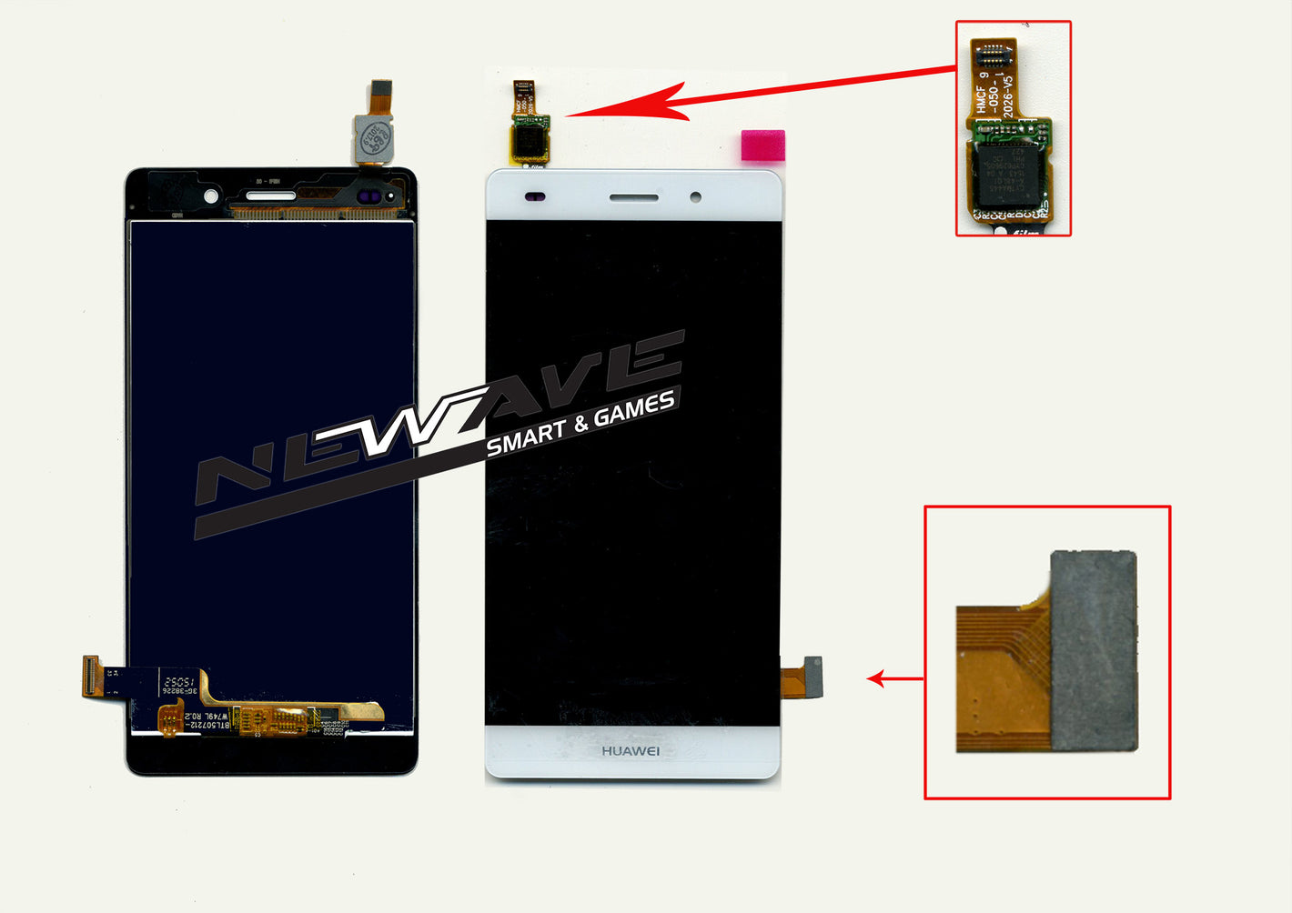 HUAWEI P8 LITE LCD WHITE VERSIONE A