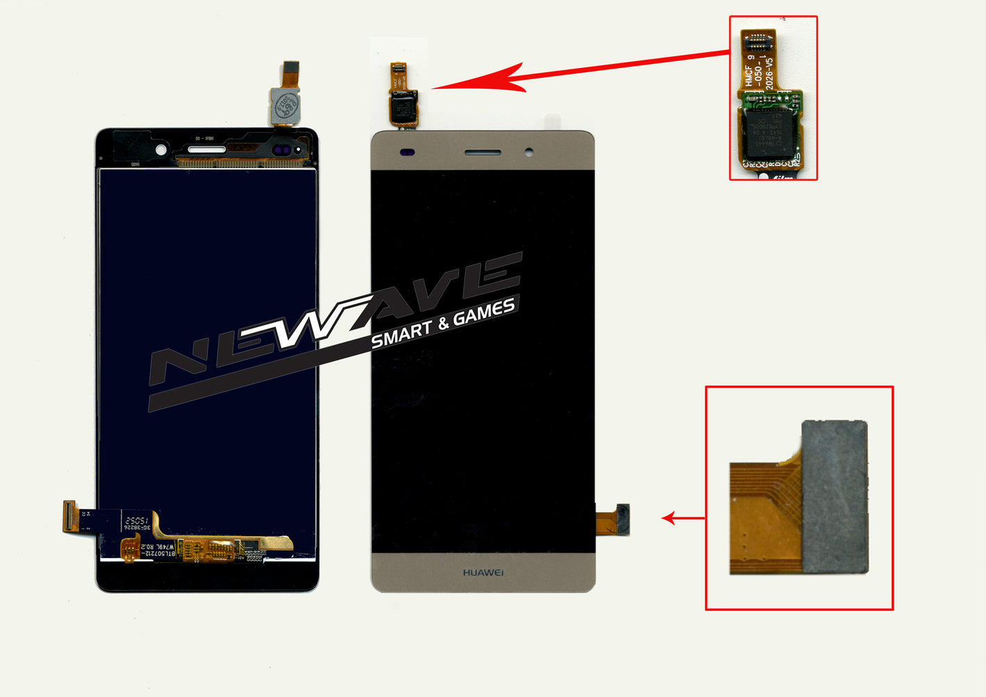 HUAWEI P8 LITE LCD GOLD VERSIONE A