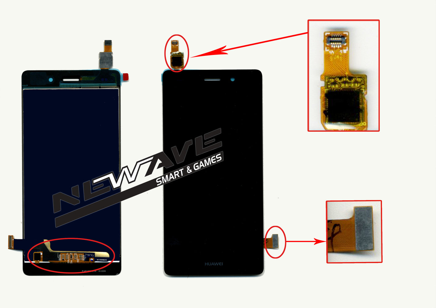 HUAWEI P8 LITE LCD BLACK VERSIONE A